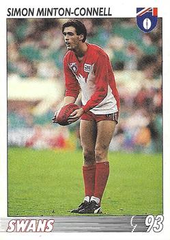 1993 Select AFL #20 Simon Minton-Connell Front